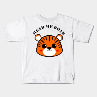 Kawaii Tiger Kids T-Shirt